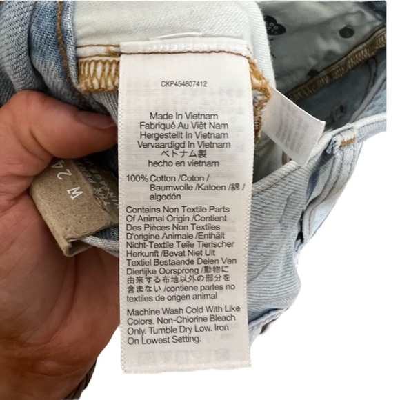 NWT Madewell The Perfect Vintage Jeans size 24 - Picture 10 of 13